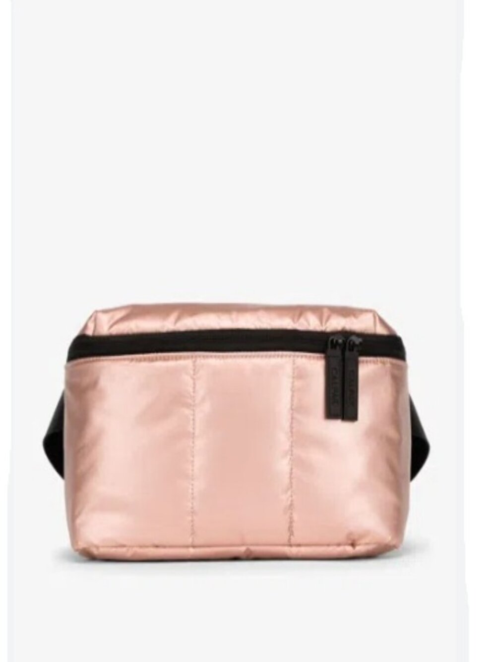 Calpak Luka Belt Bag Rose Gold Metallic